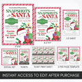 winter school pto pta fundraiser event editable template